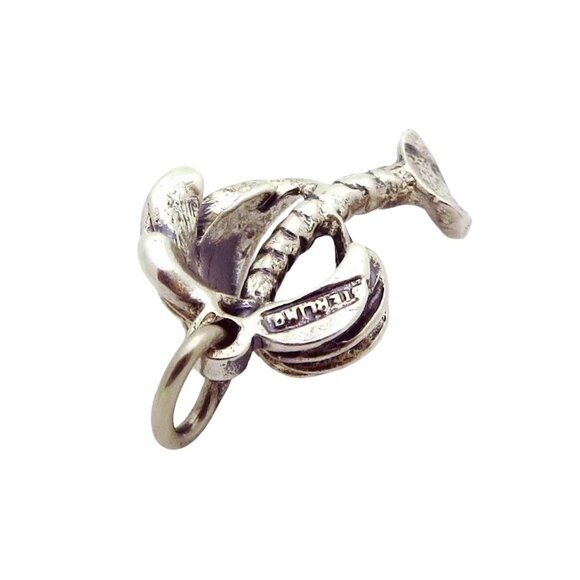 Vintage Sterling Silver Tropical Palm Tree Charm Pendant - Picture 3 of 5